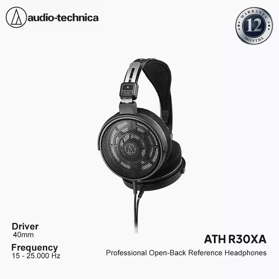 Audio-Technica ATH-R30x Professional Open-Back Reference Headphones