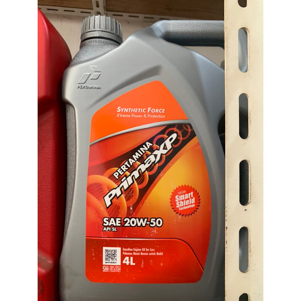 Jual Prima xp 20w50 4L / 10w40 oli pertamina | Shopee Indonesia