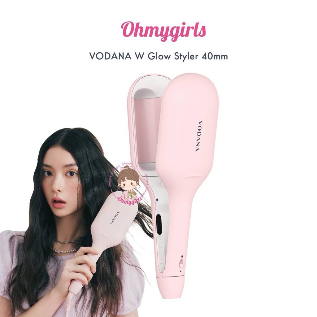 Jual New VODANA - Glow W Styler 40mm Powder Pink | Shopee Indonesia