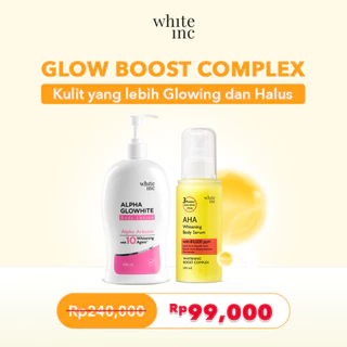 [BUNDLING] WHITE INC AHA Body Serum + Alpha Glowhite Body Lotion to Whitening & Moisturising