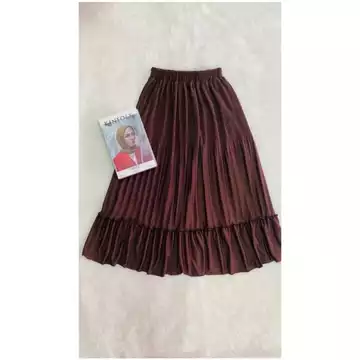 Rok Plisket Susun Mayung Skirt Ruffle Hyget Polos Premium Rok Wanita Anti Nerawang Korean Style