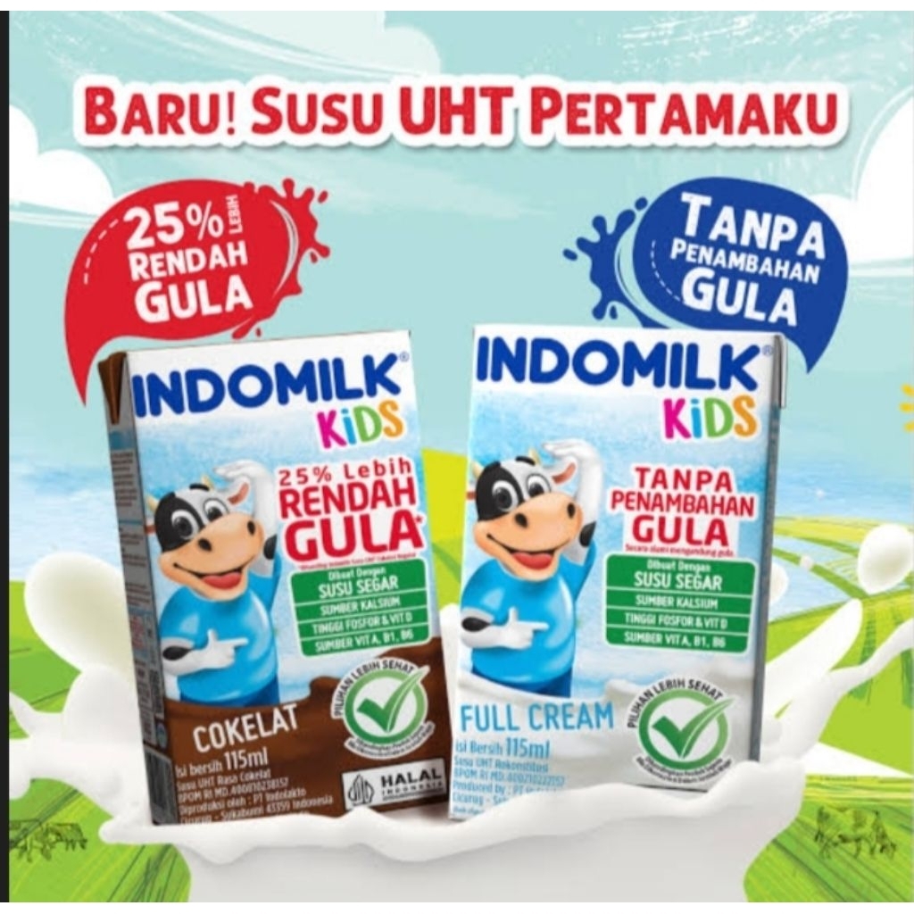 Jual Indomilk kids 1 dus | Shopee Indonesia