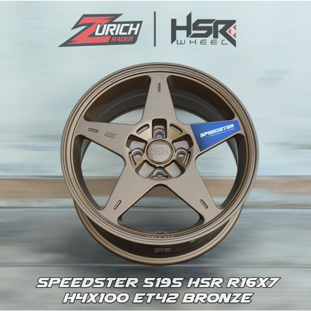 Jual Velg Mobil Hsr Ring 16 Speedster Pcd 4x100 Untuk Mobilio Sirion ...