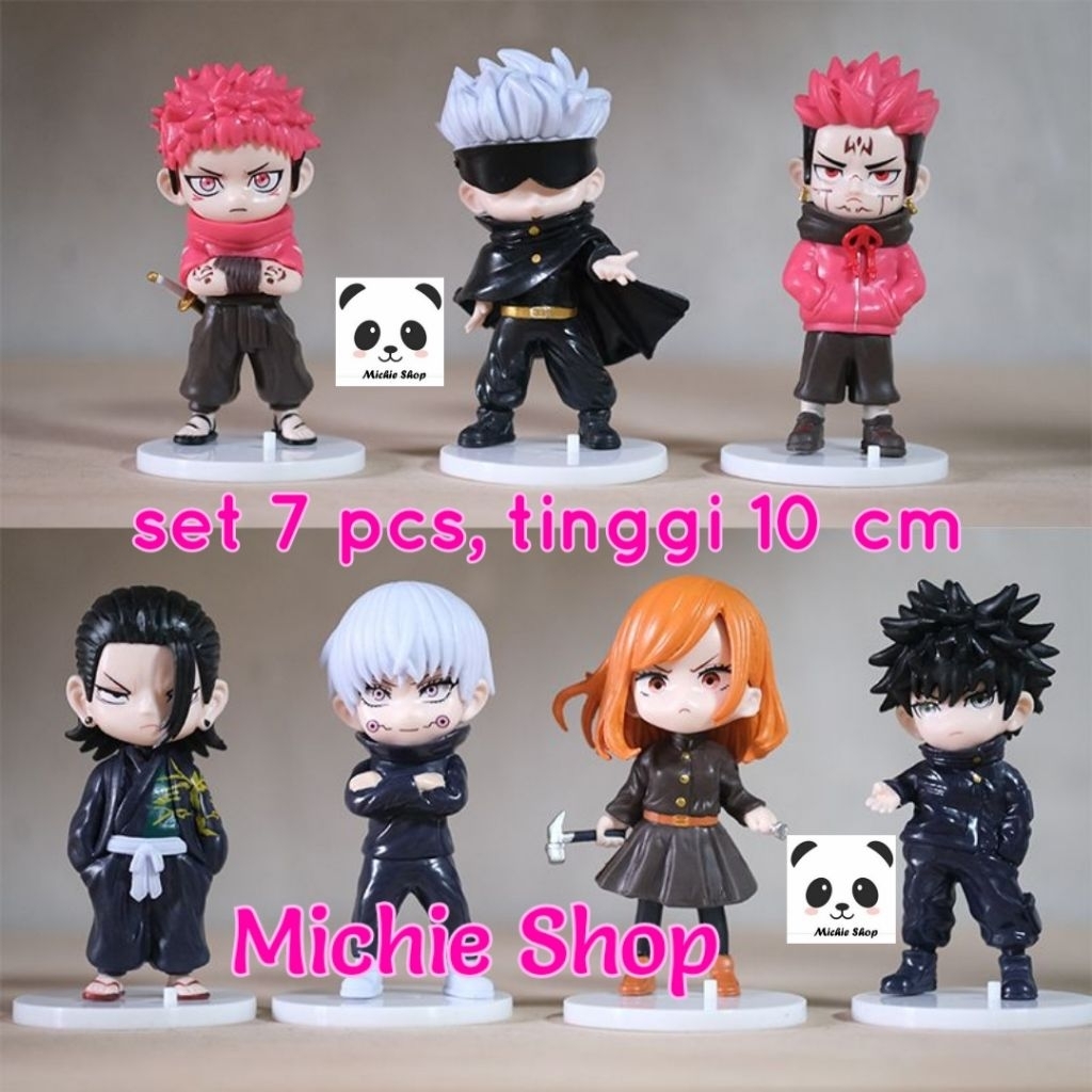 Jual Action Figure Jujutsu Kaisen Anime Toppers Satori Gojo Yuji ...