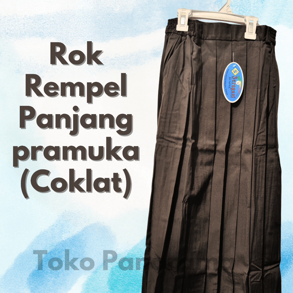Jual Rok Rempel Panjang Pramuka Merk Seragam - SD/SMP/SMA | Shopee ...