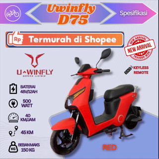 Jual Sepeda Listrik Uwinfly D75 D65 Motor Sepeda Listrik Murah Garansi ...