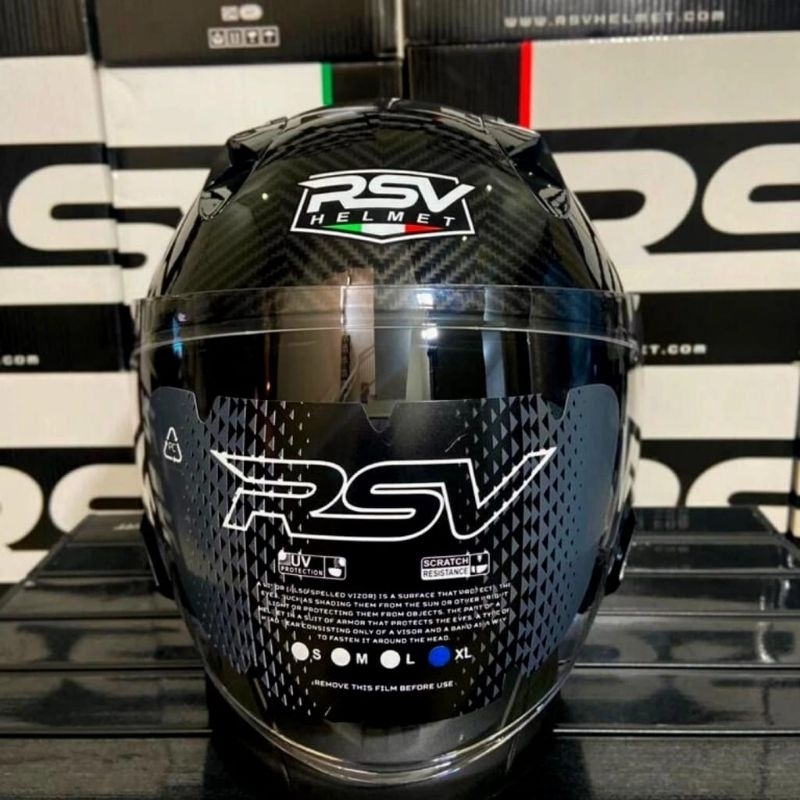 Jual Helm RSV New Windtail | RSV SV300 Solid & Carbon Original | Shopee ...
