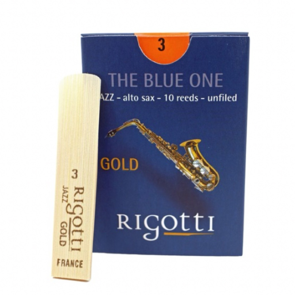 Jual Reeds Saxophone Alto Reed Rigotti Jazz The Blue One dengan Cushion ...