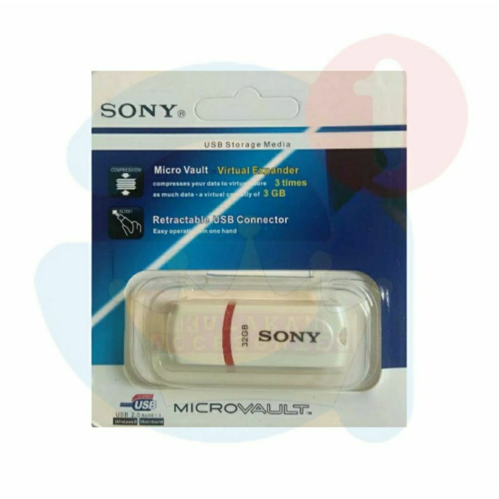 Jual Flashdisk SONY 32GB | Flash Disk | Flash Drive MicroVault SONY ...