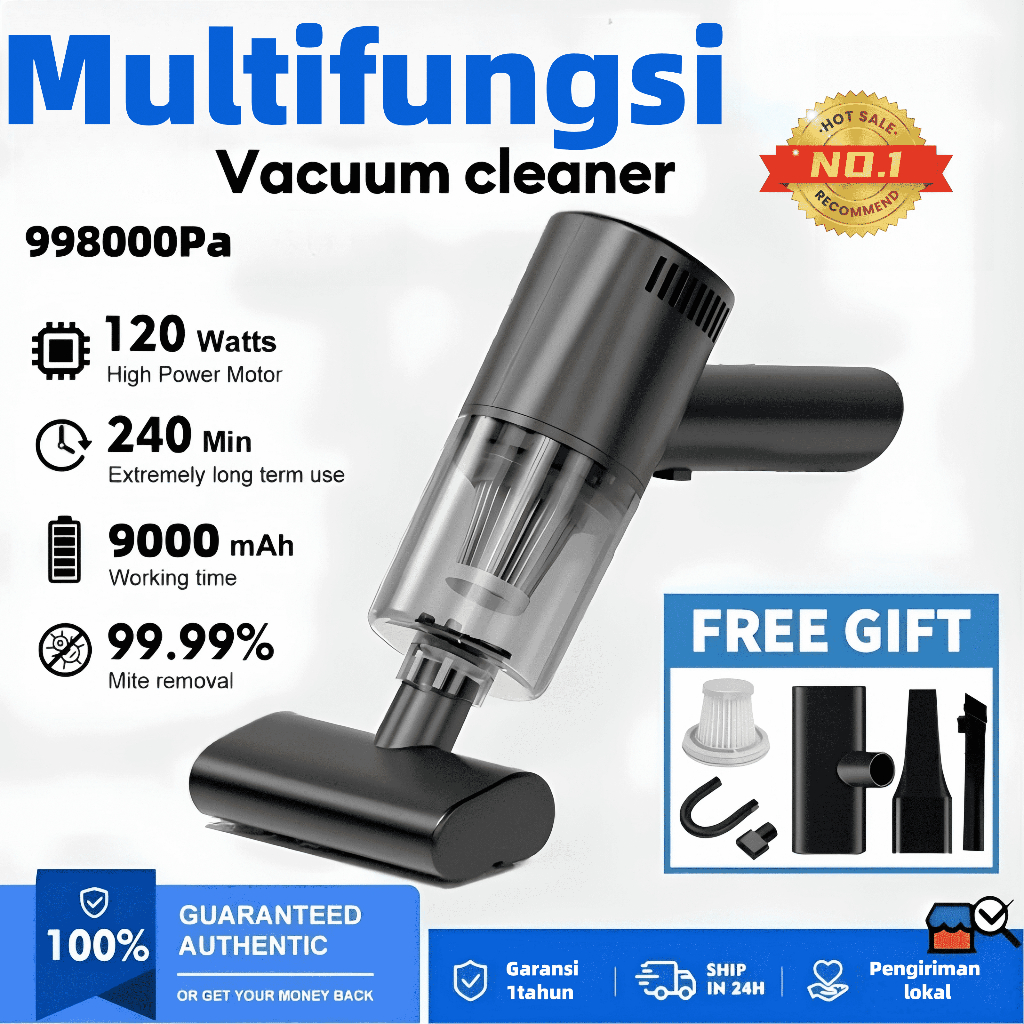 Jual Vacuum Cleaner 5 IN1 Cordless vacuum cleaner penyedot debu ...