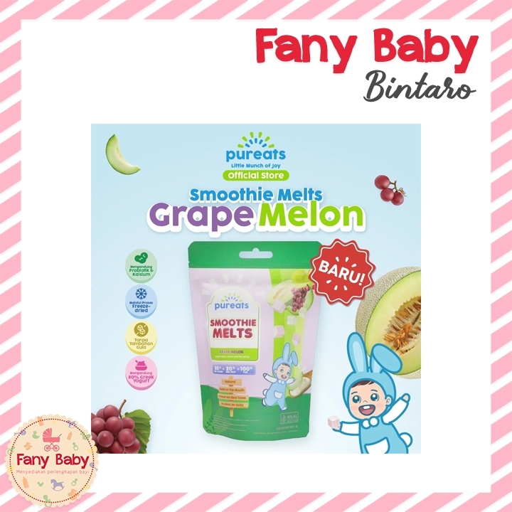 Jual PUREATS SMOOTHIE MELTS 18GR SNACK MAKANAN BAYI | Shopee Indonesia