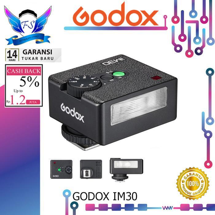 Godox IM30 Mini Flash Appareil Photo - Flash Manuel Compact Pour Canon Sony Nikon