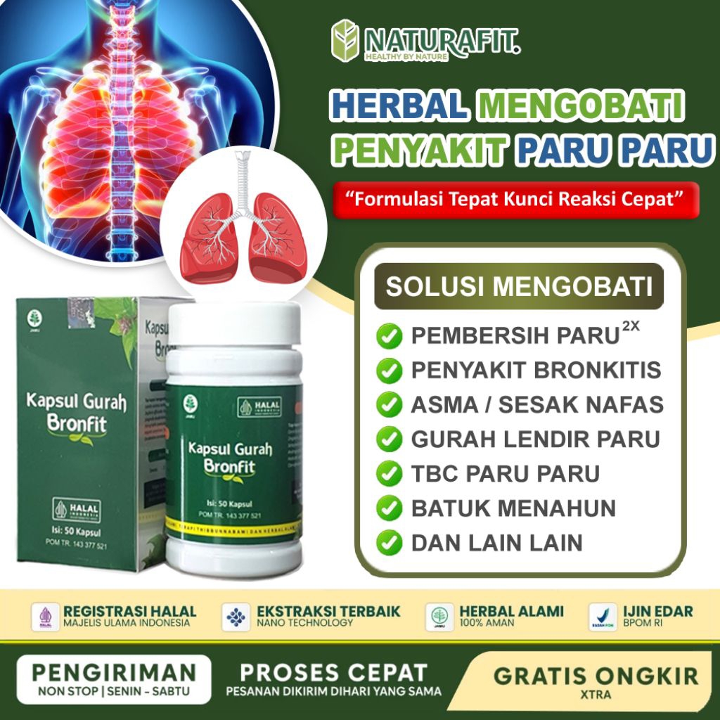 Jual Gurah bronfit Obat Batuk Paru Paru TBC Asma Sesak Nafas Sinusitis ...
