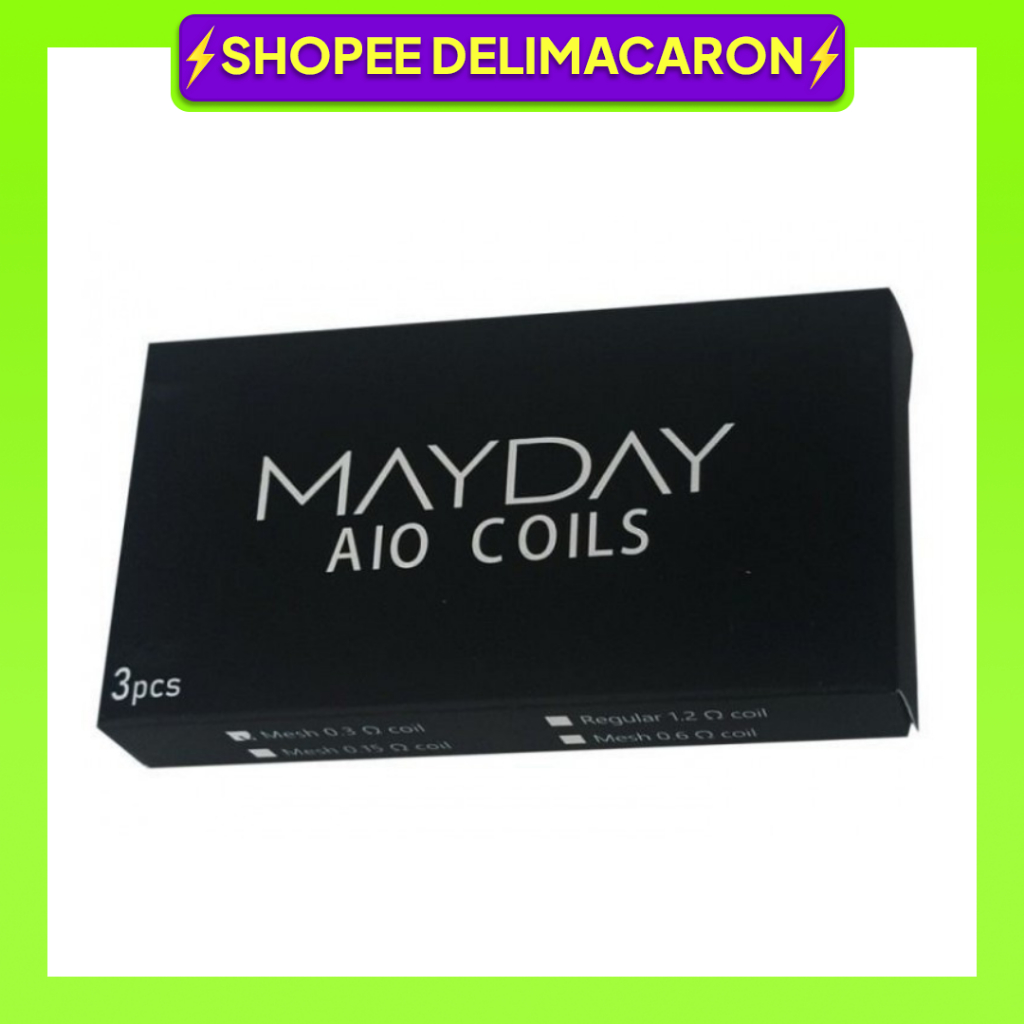 Jual NEW COIL MAYDAY AIO 0.3 OHM & 0.15 OHM BY RINCOE 100% ORIGINAL ...