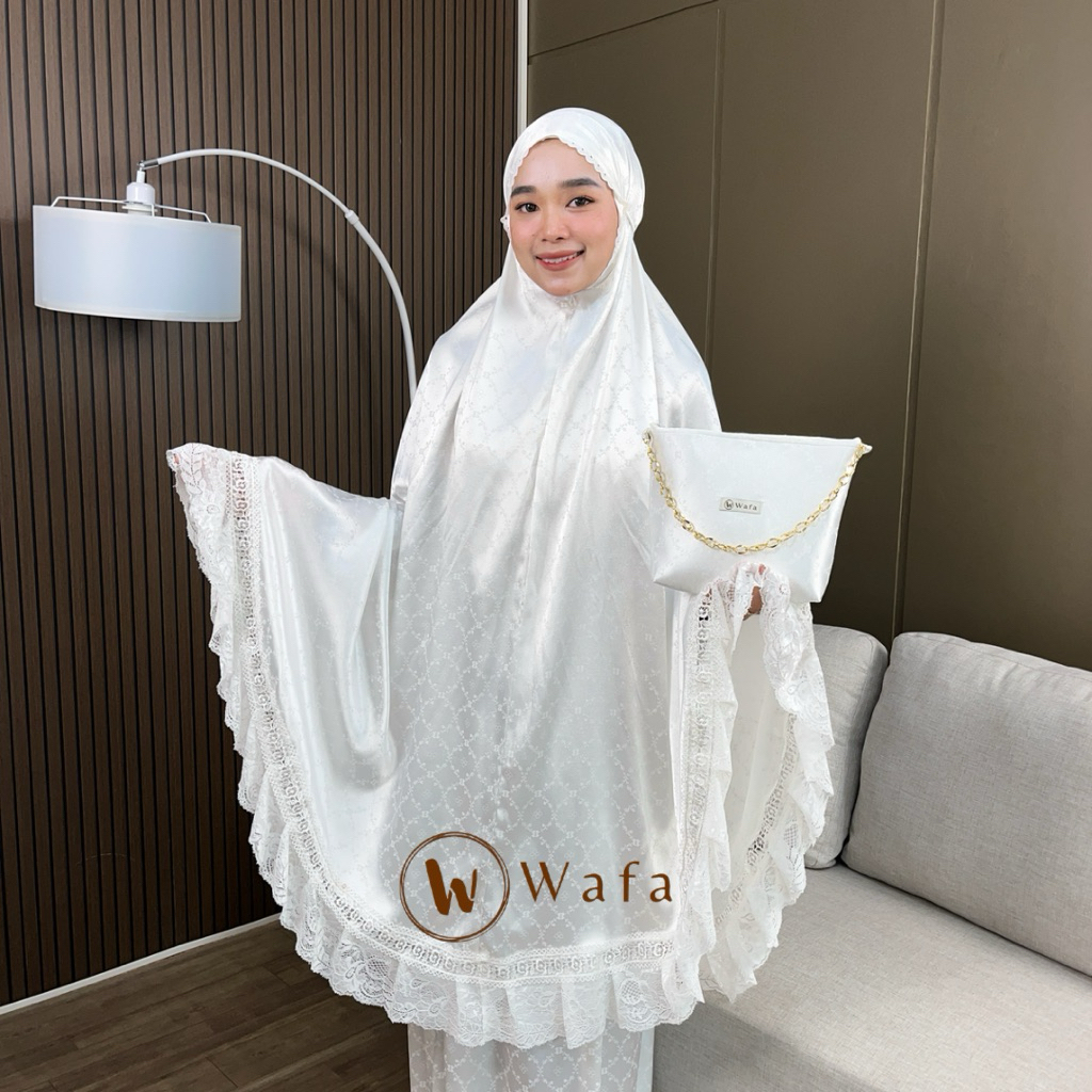 MUKENA_WAFA - Series Dinaya Motif Terbaru | Bahan Armany Silk Jaguar