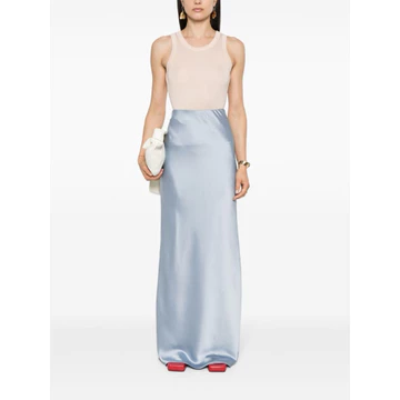 ROUIE Zatta Skirt Satin Skirt Maxi Rok Satin Silk High Quality Rok Satin Duyung Size Lengkap S