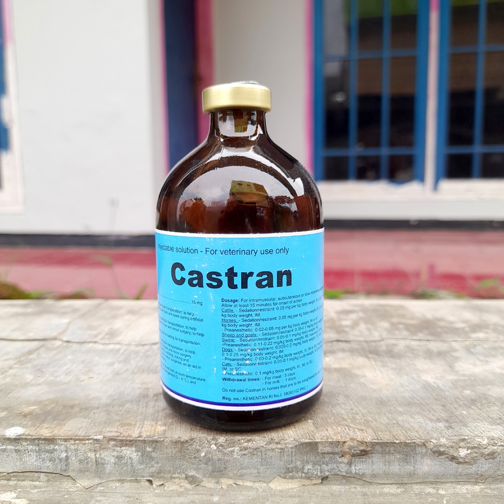 Jual CASTRAN 100 ML - Penenang, Atasi Stres, Hiperaktif, Anastesi Dan ...