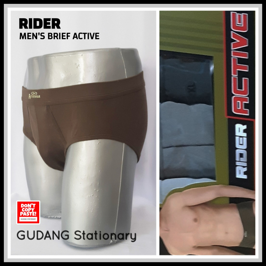 Jual RIDER Men's Brief Active | Cool Sporty R317B [ isi 3 piece ...