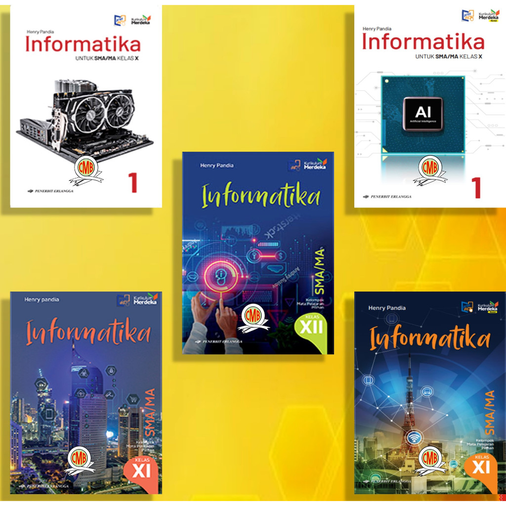 Jual [Penerbit Erlangga] Informatika Kelas 10, 11 & 12 Kurikulum ...