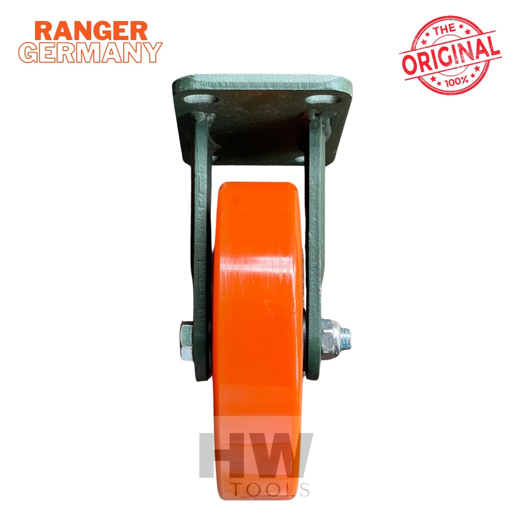 Jual Roda Kastor Mesin Troli Gerobak Besi PU HD 8