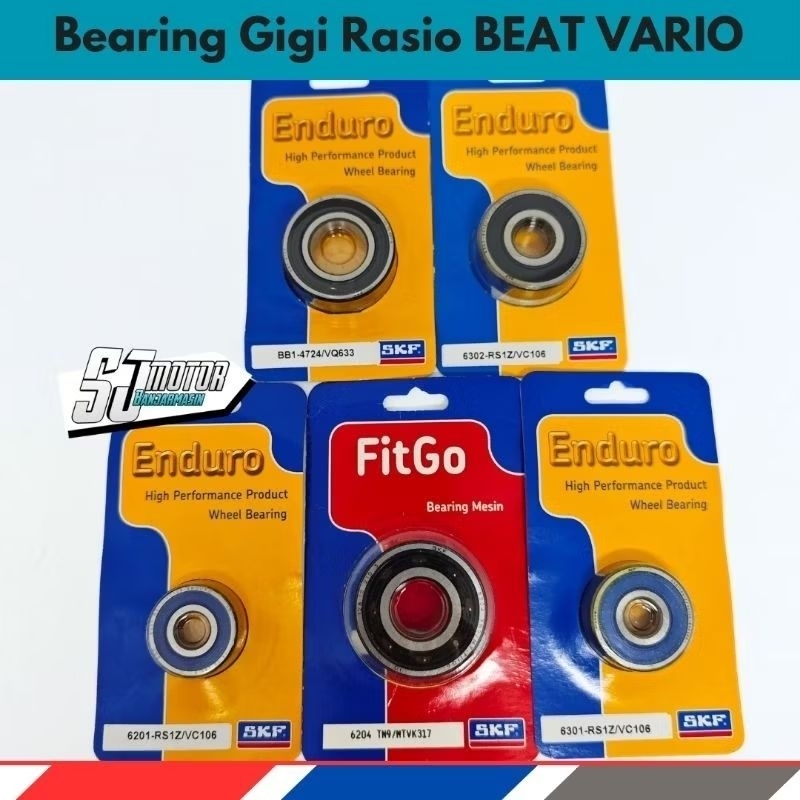 Jual Kelahar Bearing Laher Gigi Rasio Gardan SKF Beat Vario Scoopy ...