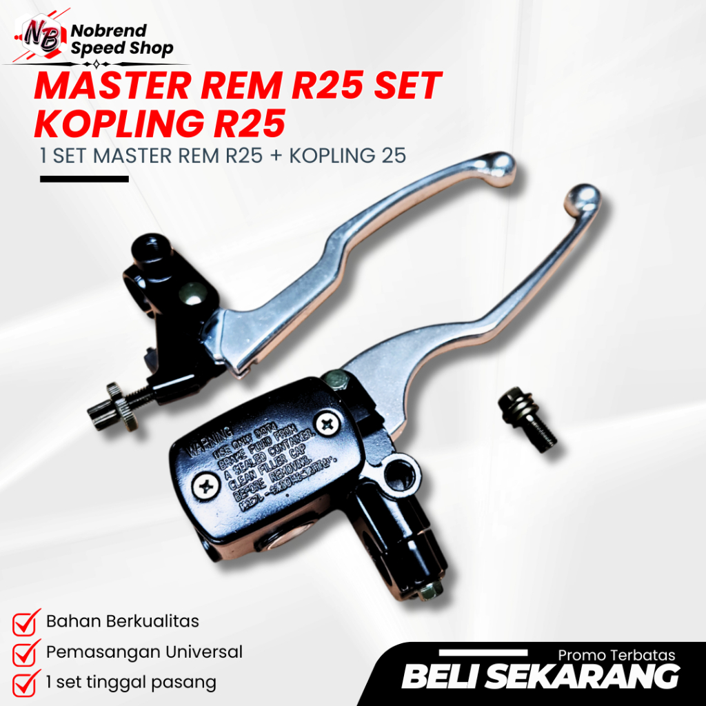Jual MASTER REM R25 1 SET HANDLE REM R25 MASTER BRAKE PUMP R25 MASTER ...