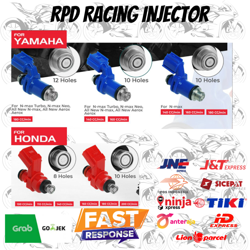 Jual Injector RPD - Varian untuk YAMAHA NMAX / AEROX dan HONDA PCX/BEAT ...