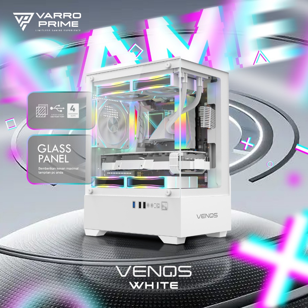 Jual Cassing pc varro prime venos black / white | Shopee Indonesia