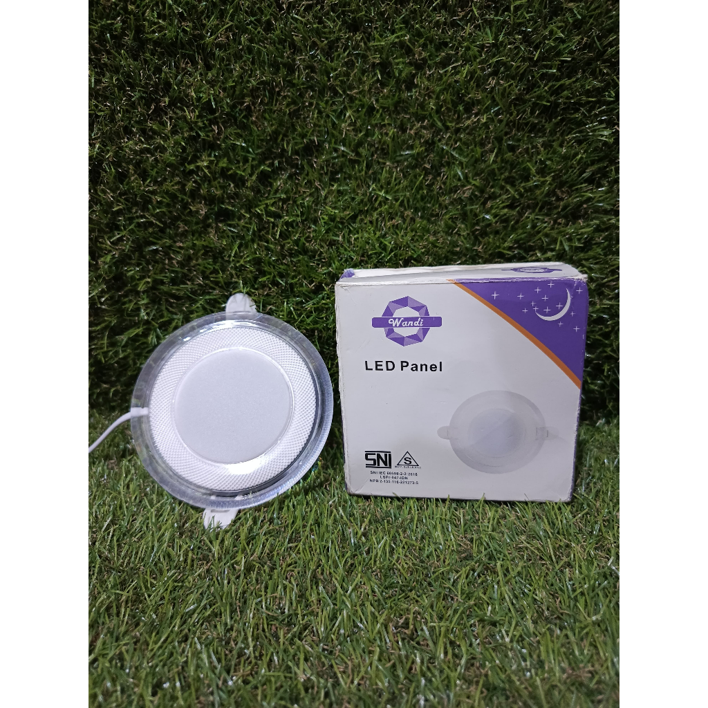Jual Lampu Led Panel WANDI 6watt 3 warna/pinggir benin / panel led 3 ...