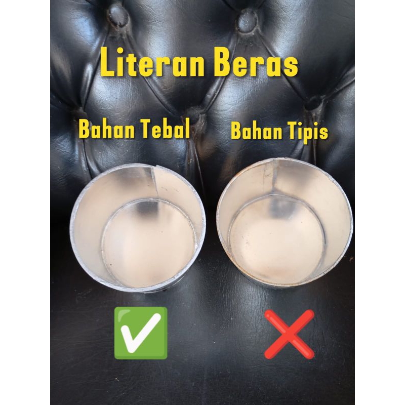 Jual Literan beras bahan tebal ukuran 1 liter, lebih kuat dan awet ...