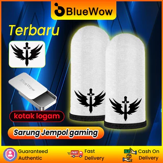 BlueWow Sarung Jari untuk Gaming Original Mobile Gaming Finger Sleeves Anti Keringat Isi 2pc