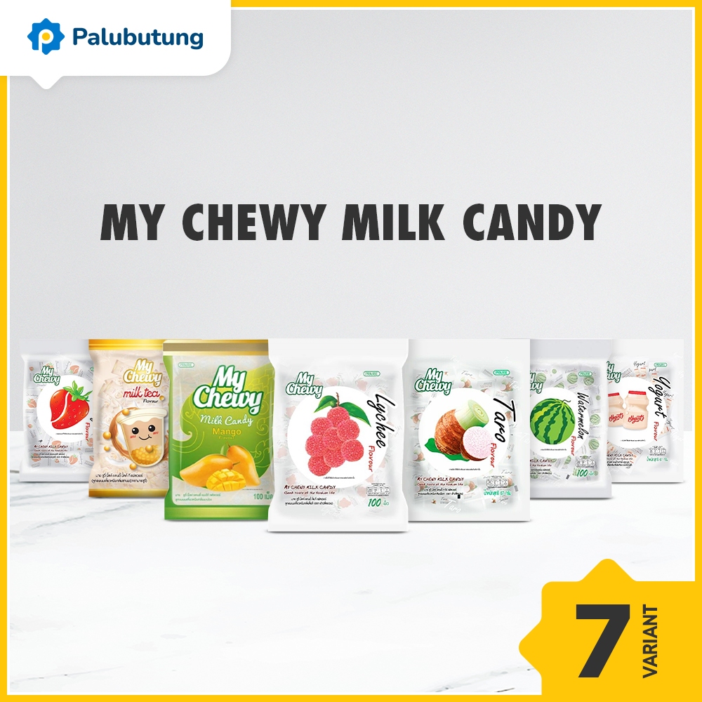 Jual PALUBUTUNG - My Chewy Milk Candy Permen Thailand size 67grm - Milk ...