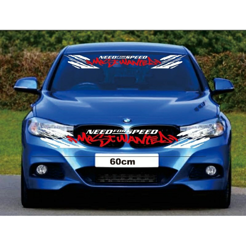 Jual sticker mostwanted neet for speed.sticker kaca mobil. | Shopee ...