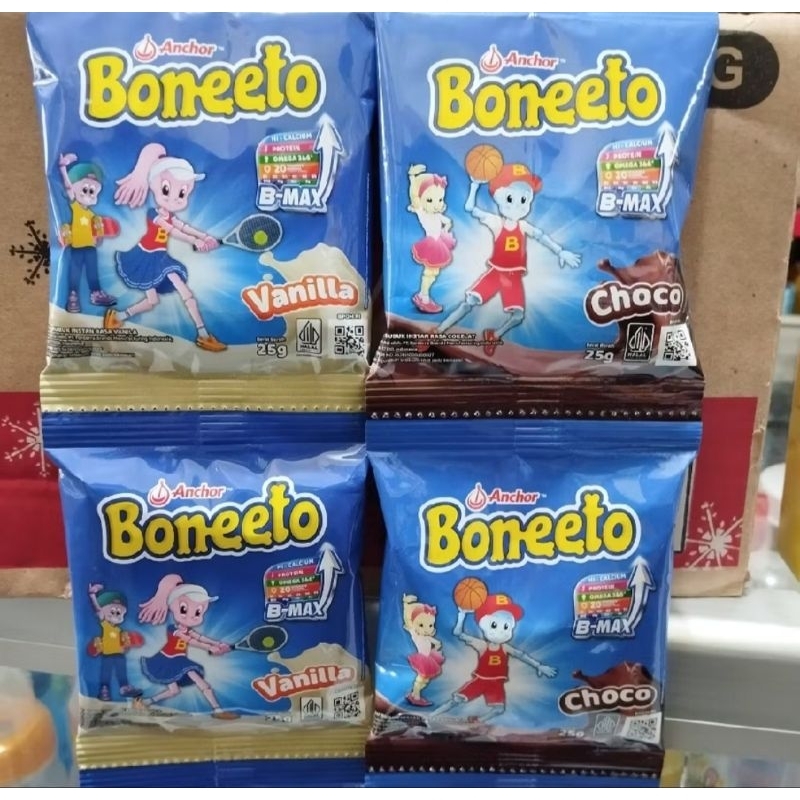 Jual Boneeto Sachet 25gr x 10pcs (1 renteng) Susu Anak Tumbuh Tinggi ...