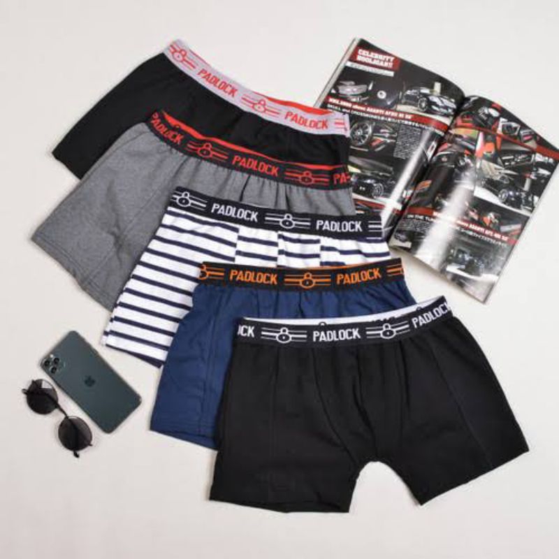 Jual Boxer Celana Dalam Pria Dewasa Terbaru Isi 6 pcs Celana Boxer ...
