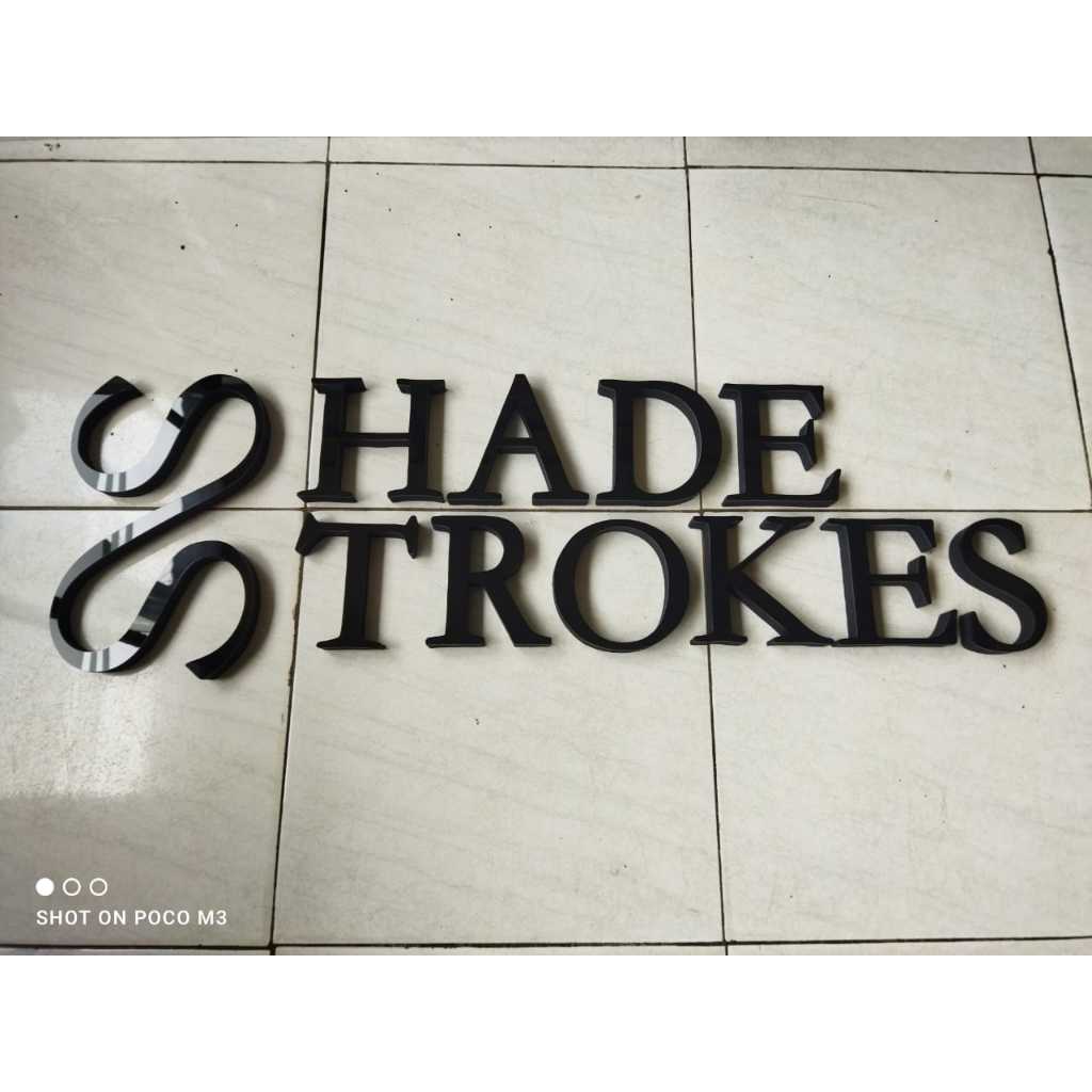 Jual Letter Sign Akrilik Solid | custom Akrilik | Shopee Indonesia