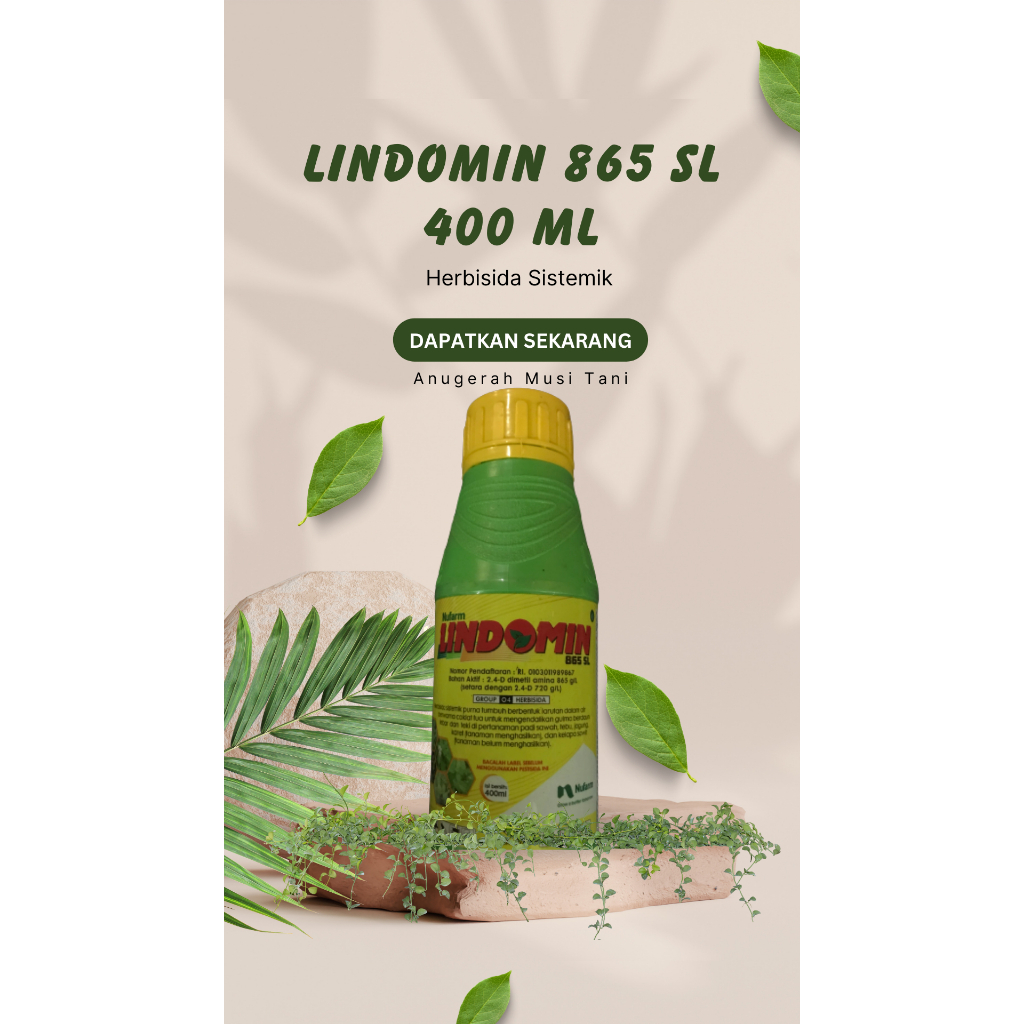 Jual Lindomin 865 SL (400 ml) - Herbisida | Shopee Indonesia
