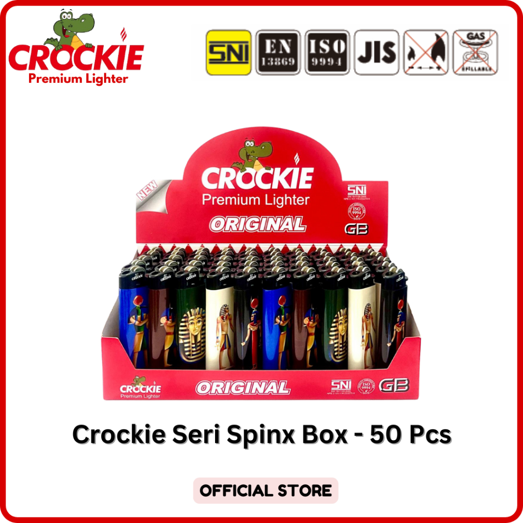 Jual Korek Api Crockie Seri Spinx Box - 50Pcs | Shopee Indonesia