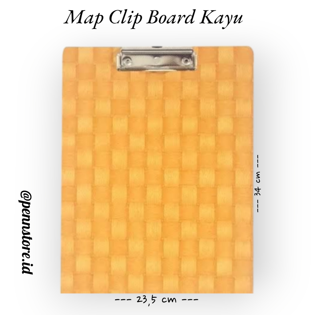Jual (pcs) CLIP BOARD KAYU - PAPAN JALAN/ PAPAN DADA/ PAPAN UJIAN ...