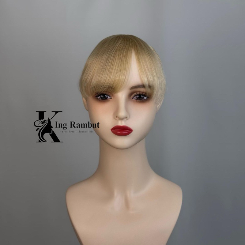Jual SPP5 -KINGRAMBUT- Super Premium Poni Extra Light Blonde Rata 15 cm ...