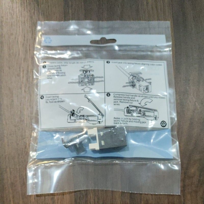Jual Modular Jack RJ-45 Cat-6 AMP/ Commscope original | Shopee Indonesia