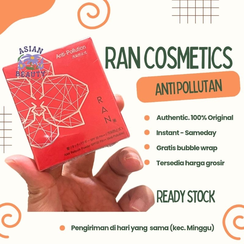 Jual [100% ORI] powder THAI RAN COSMETICS retouch anti pollutan ...