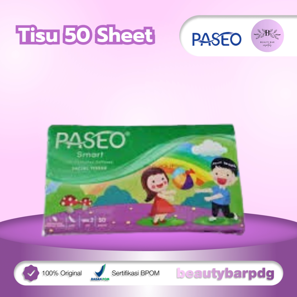 Jual Tisu Paseo Smart isi 50 Sheets | Tisu Kering | Shopee Indonesia