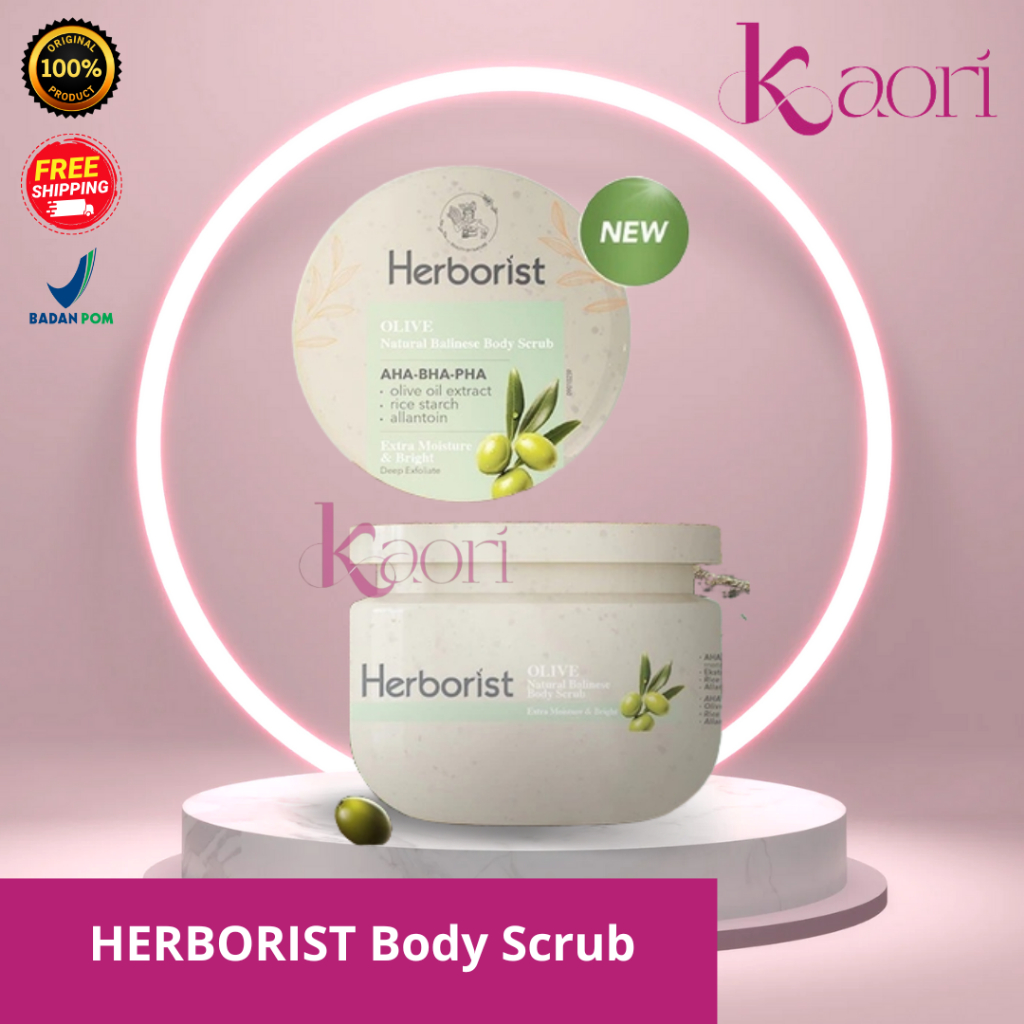 Jual ️KAORI ️Herborist Natural Balinese Body Scrub AHA-BHA-PHA 100gr ...