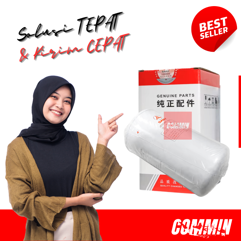 Jual 60282117 FUEL FILTER SOLAR SANY SY135C SY215H SY330H SY365H-3 ...
