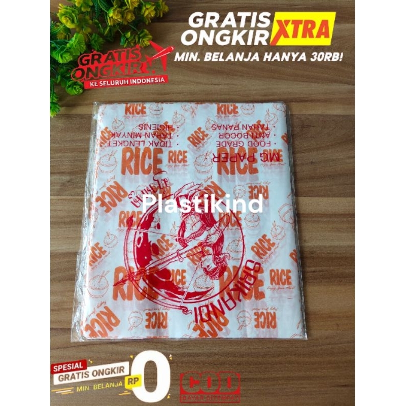 Jual Kertas nasi rice orange srikandi | paper rice | kertas nasi kfc ...
