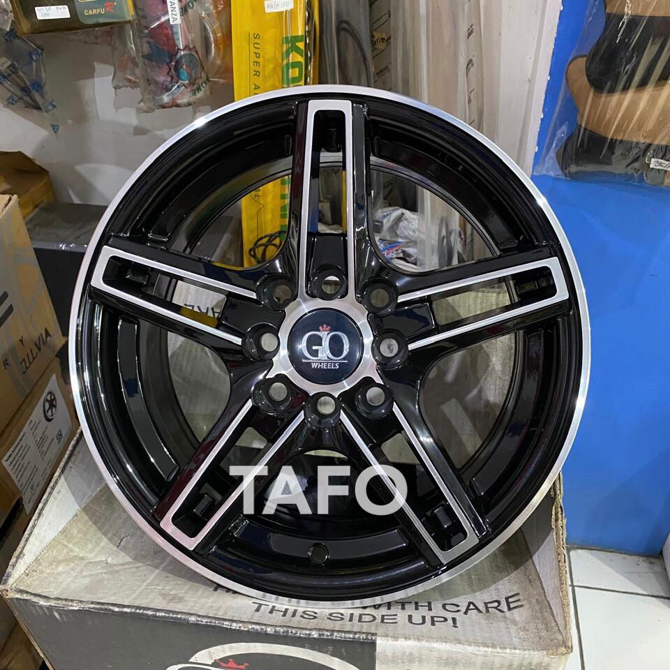 Jual VELG RACING MOBIL R14 H8 / VELG MOBIL RING 14 / VELG RACING HITAM ...