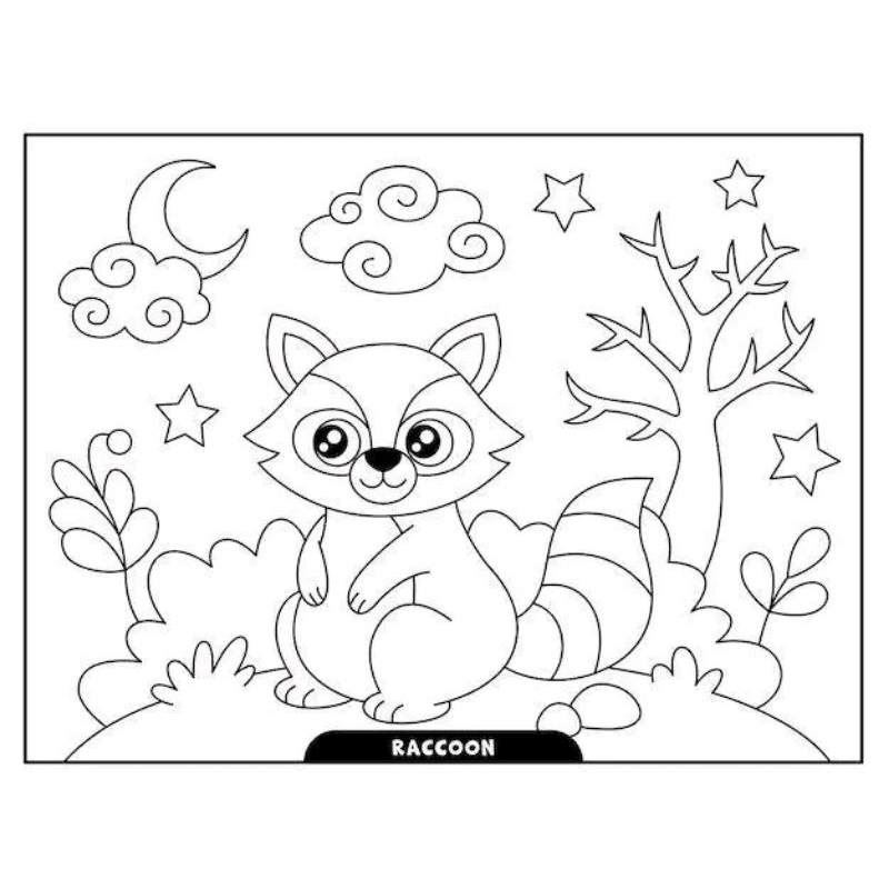 Jual Gambar mewarnai Sketsa Animasi Hewan (Random) isi 30 lembar ...