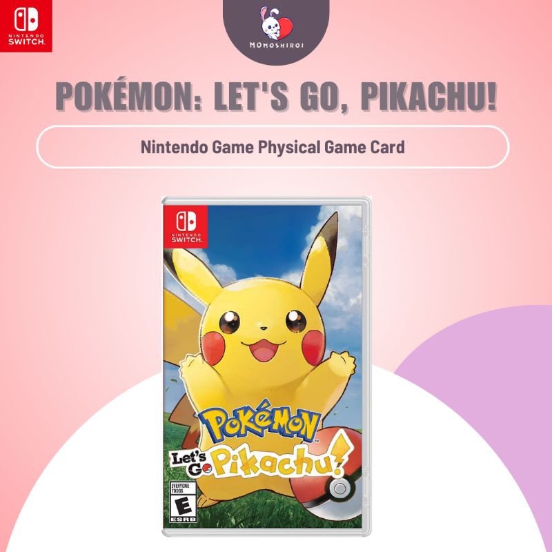 Pikachu Game Cartridge Pokemon Let's Go Pikachu Cartridge Jual  Nintendo Switch Cartridge Card Game Pokemon Let's Go Pikachu