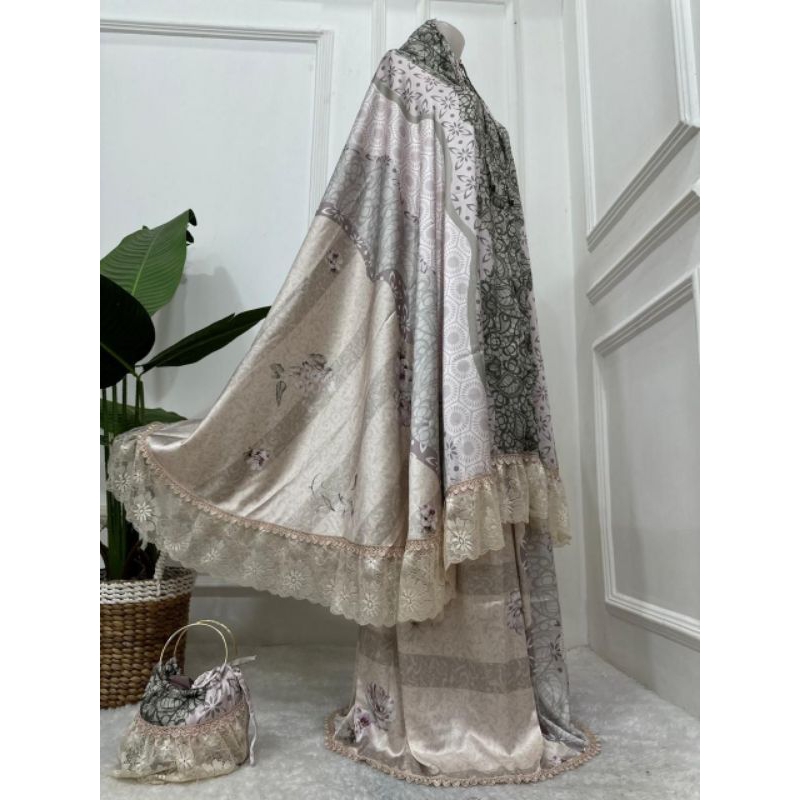 Jual MUKENA DEWASA MUKENA ARMANI SILK MIX RENDA STRICT/ PREMIUM ...